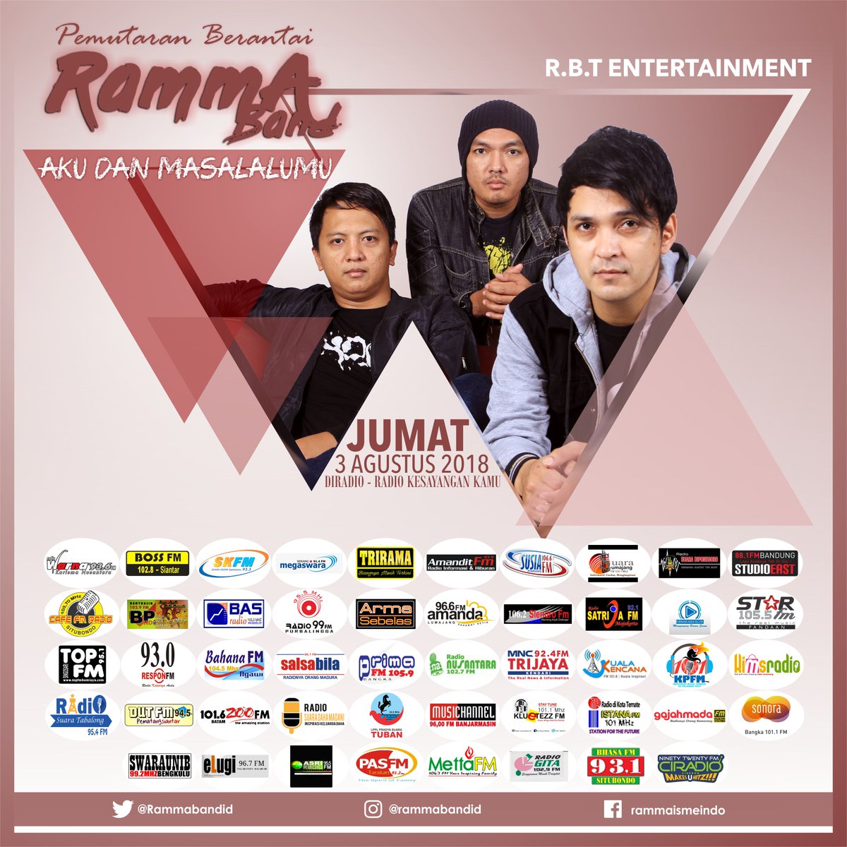NOW #PemutaranBerantai <a href="/Rammabandid/">RammaBand</a> #rammabandakudanmasalalumu Cc <a href="/hilmanMD/">hilman riswanto</a>