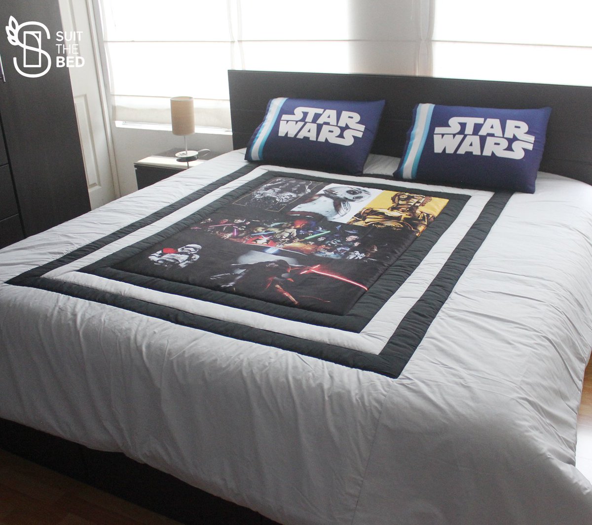 Suit_the_bed's tweet photo. 🗣 Nuevo pedido entregado! 🛏 Collage #StarWars.  Para un fan de fans. Tu también #Personaliza con nosotros.😃 Consultas al Whatsapp994945328 https://t.co/DOYJfoogBO