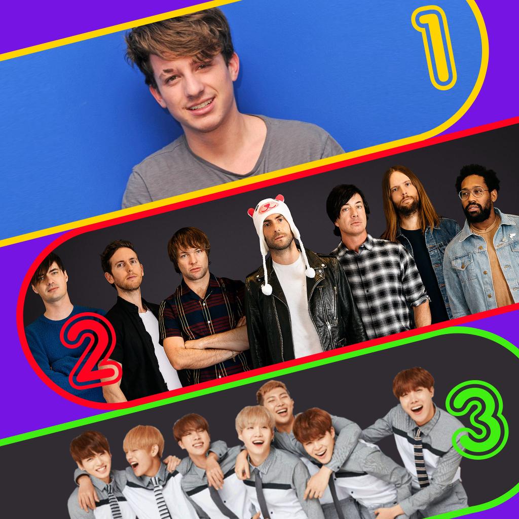 radiodisney's tweet photo. Which song do love? Here is Thursday’s #RDTop3! 1.@charlieputh #TheWayIAm 2. @maroon5 f. @iamcardib #GirlsLikeYou 3. @BTS_twt #SoWhat https://t.co/TsvjOQTxrp
