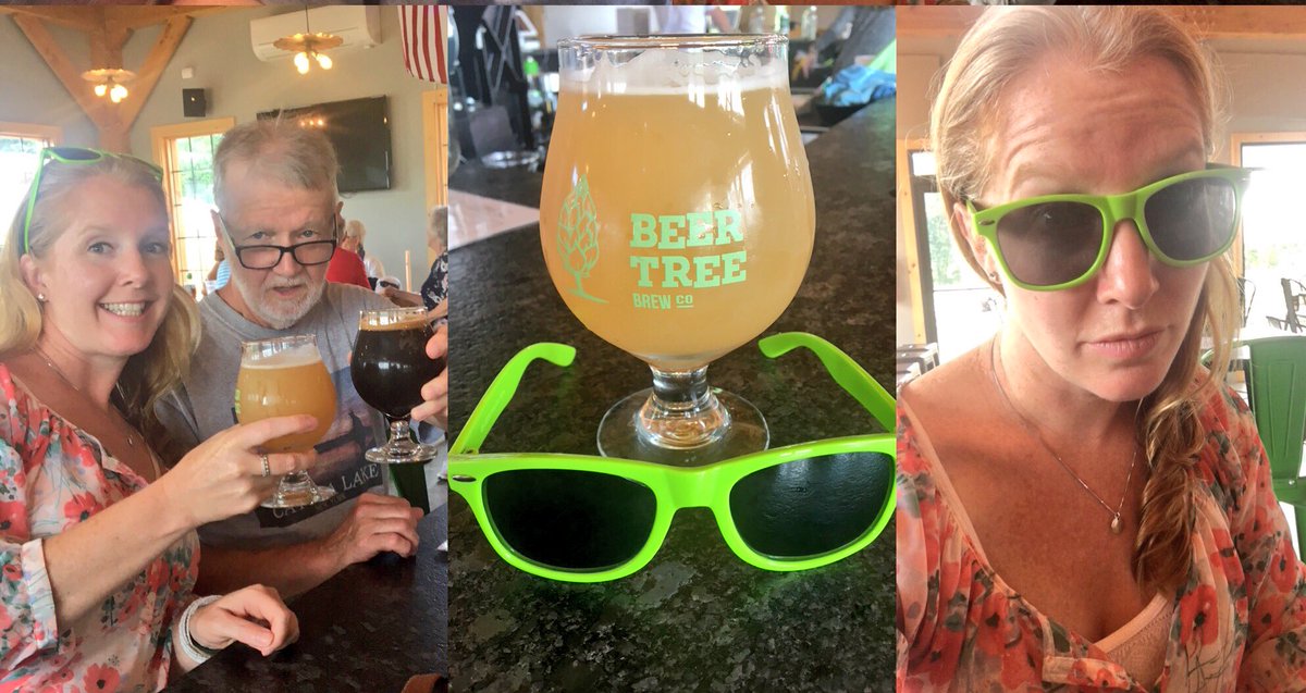 RedKatLife's tweet photo. Another fantastic time @BeerTreeBrew 🍻🍍 drinking my #FunkyHop heavy notes of #pineapple & mango 💛💚💛💚 plus new shades 😎 Cheers!
#ThirstyThursday 🍻🍺🍻🍺🍻 https://t.co/3Wp8CVe3xq