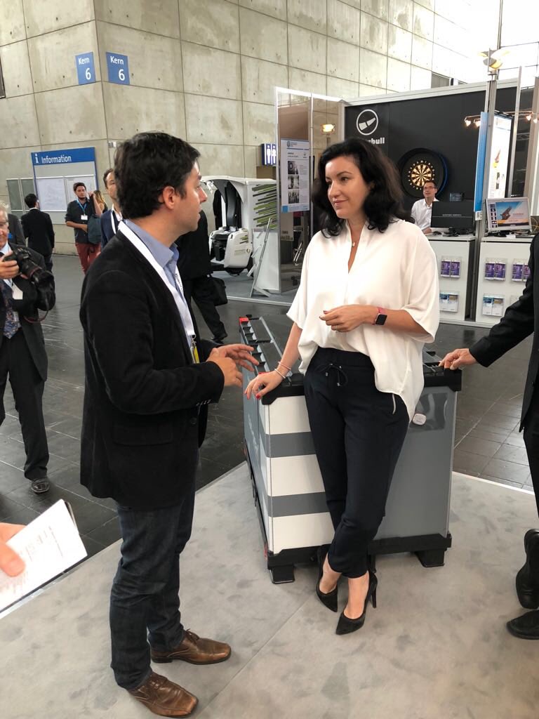TERATRACE1's tweet photo. Throwback to the visit of the State Minister for Digitization, Mrs. Dorothee Bär at our booth at #cebit2018. It was a great honor for our team! Thanks to @BayernInnovativ for the opportunity. #SmartCity #Industrie40 https://t.co/uxLPZjVkDZ