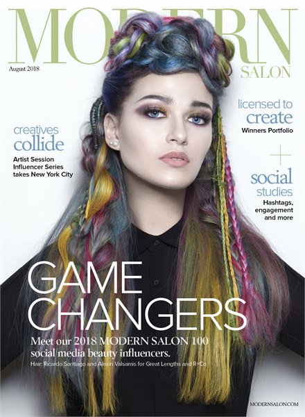 ModernSalon's tweet photo. V I B R A N T | August 2018 

Hair by Ricardo Santiago and Alison Valsamis https://t.co/GmMzxlDKXz
