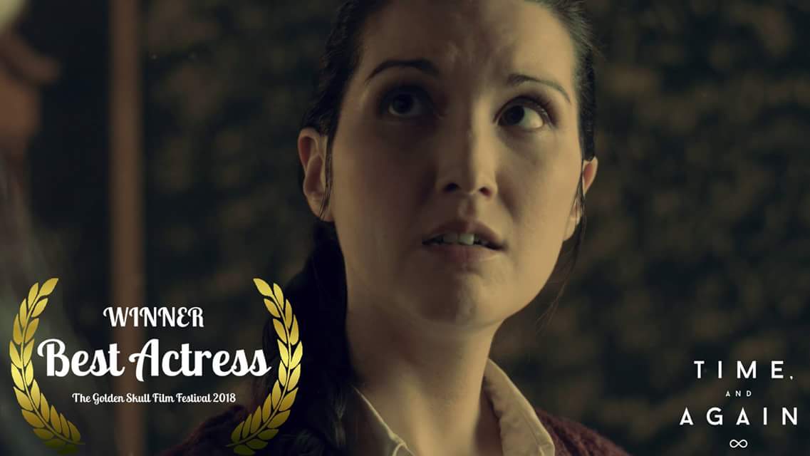 TimeAgainFilm's tweet photo. **Festival News**
Congrats to @SawbonesHex &amp; @helencrevel who both win the #BestActor &amp; #BestActress award at Glasgows @GoldenSkullFilm festival for Time, and Again. 

#DoctorWho #SupportIndieFilm #filmfestival #winning https://t.co/SOMTRwPsVW