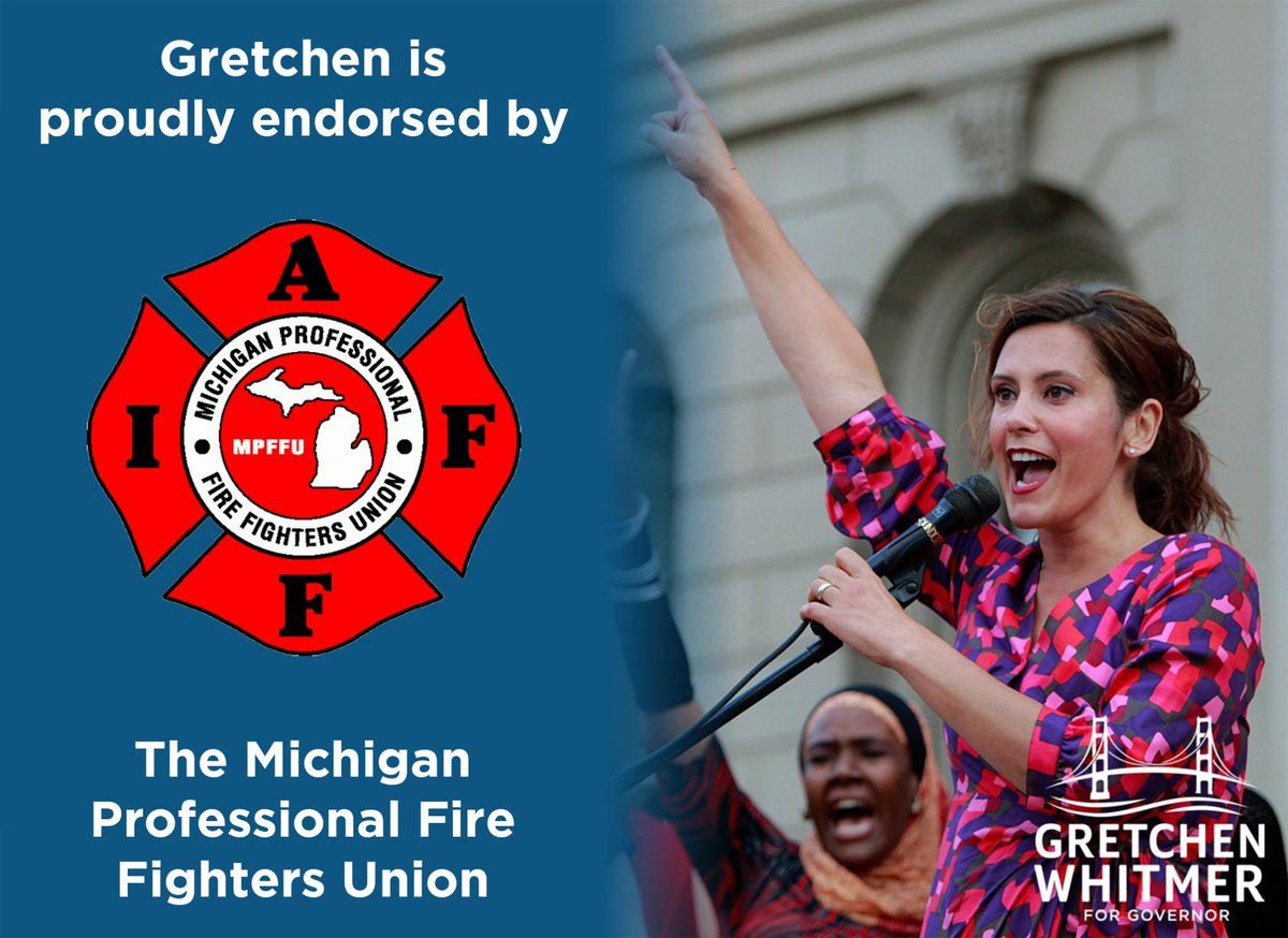 Thrilled to have the support of the <a href="/MPFFU/">MPFFU</a>, and ready to go to bat for hardworking Michiganders!