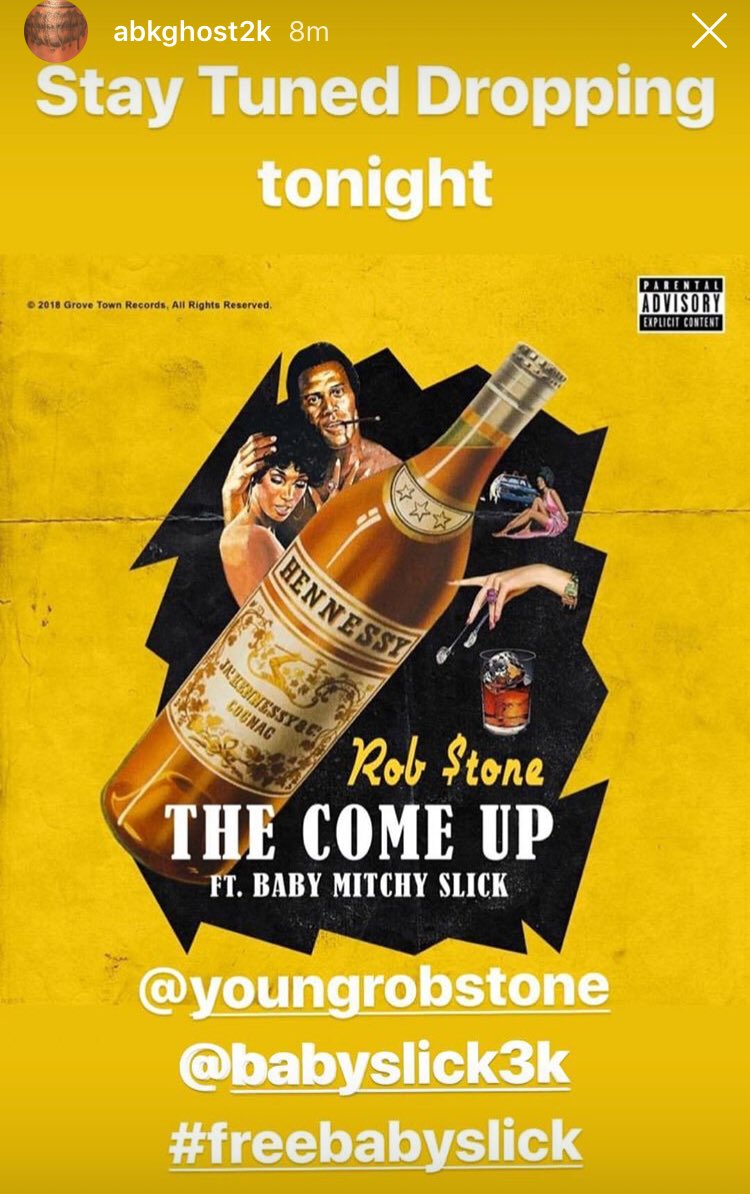 ThaWrongkind's tweet photo. New @youngrobstone x #BabySlick tonight? 👀 https://t.co/fzcsdggZZV