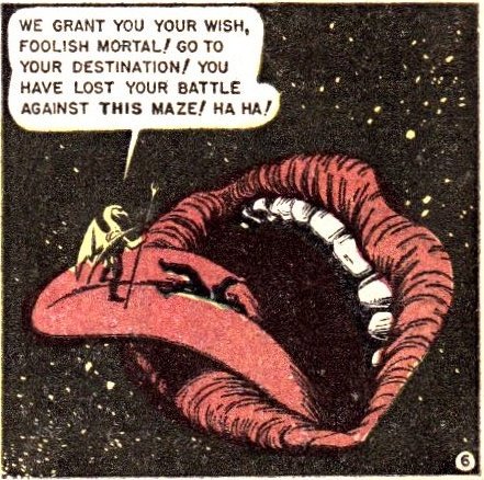 panelpulp's tweet image. Baffling Mysteries #20 (1954)
