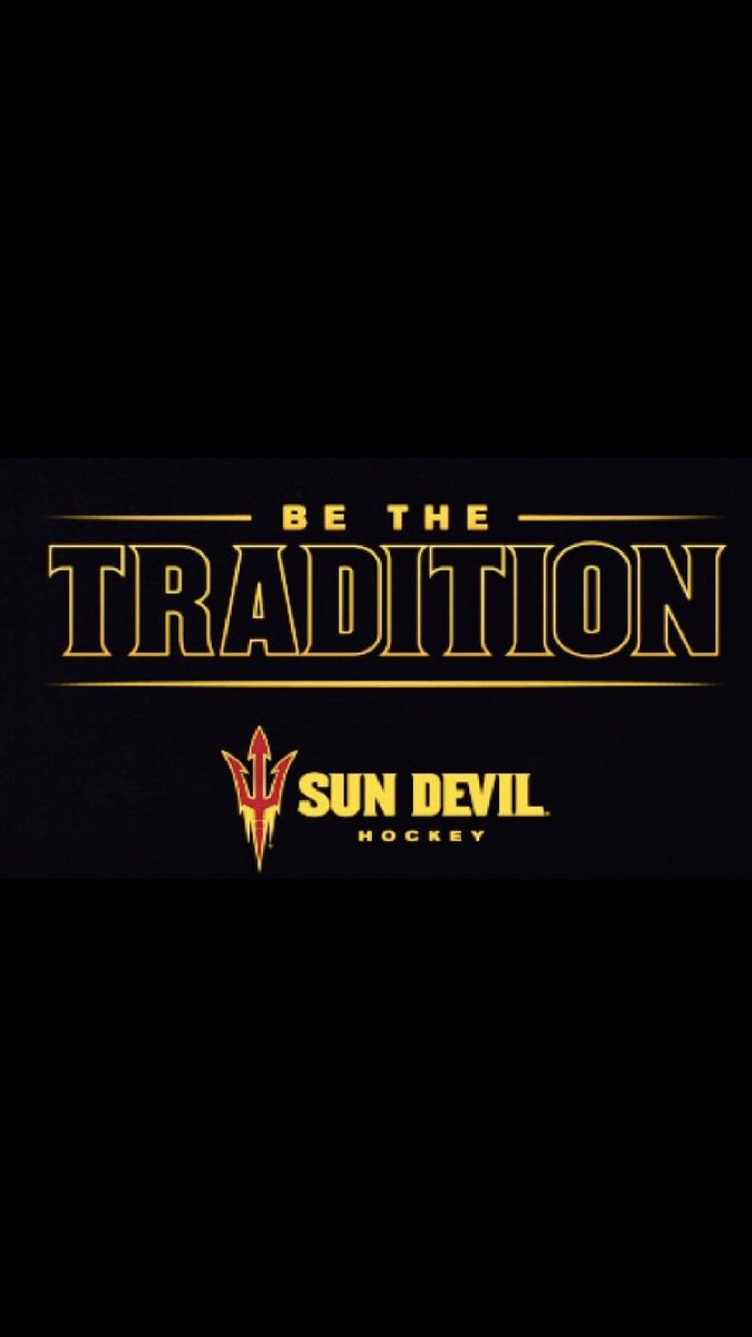 I am extremely excited to announce my commitment to play division 1 college hockey and further my education at Arizona State University. Thank you to everyone who has helped me get to this point. #Bethetradition #forksup