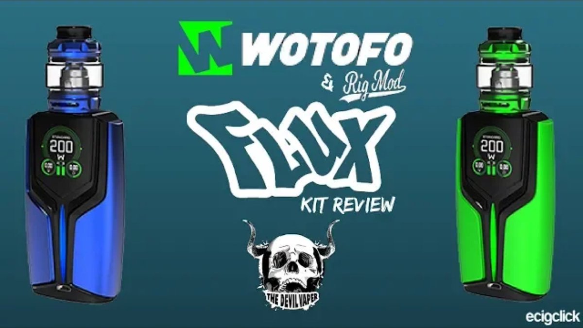 TheDevilVaper's tweet image. NEW REVIEW:
@wotofoofficial &amp;amp; @THERIGMOD Flux Kit Review!
WATCH IT HERE: youtu.be/Iej4uxT8mDY
#Wotofo #RigMod #FluxKit