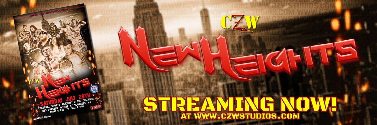 Catch up with #CZWNewHeights!

czwstudios.com/media/czw-%22n…

DOWNLOAD/SUBSCRIBE at CZWstudios.com
(Follow @czwstudios on Twitter)