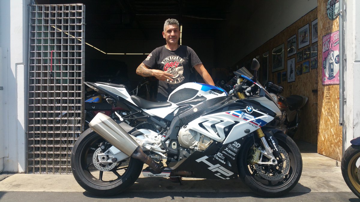 UniqueCycles's tweet photo. Proud to have worked on Braden's BMW HP4 Race, 1 out of 750 in the world (#215/750)! https://t.co/5OwF46EPPA