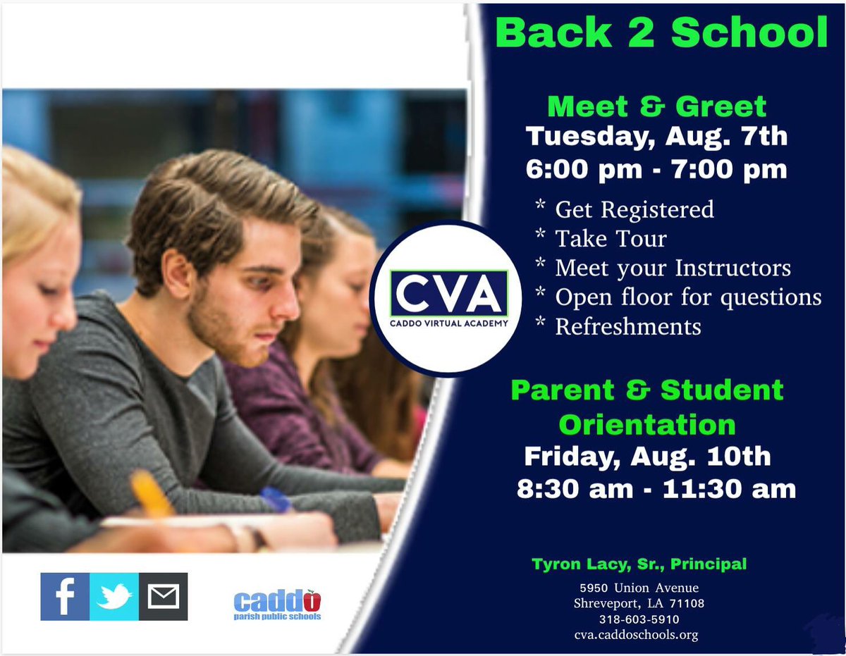 CVA BACK TO SCHOOL EVENTS