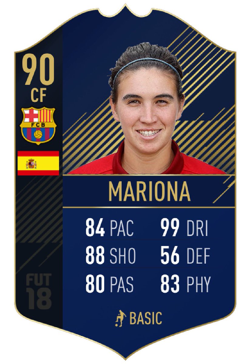 FansMariona's tweet photo. Has pensado como se podria ver @mariona8co en “Ultimate Team”?? Aqui un poco. #ProdigioDeFelanitx https://t.co/EUqkHlXnhn