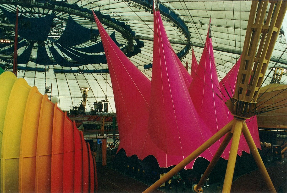 Next was Our Town Stage, one of the more favorably reviewed zones of the dome by guests. This stage and exhibition area featured performances, art, writing, etc. by children from every local education authority across the UK, featuring what they liked best about their hometown.