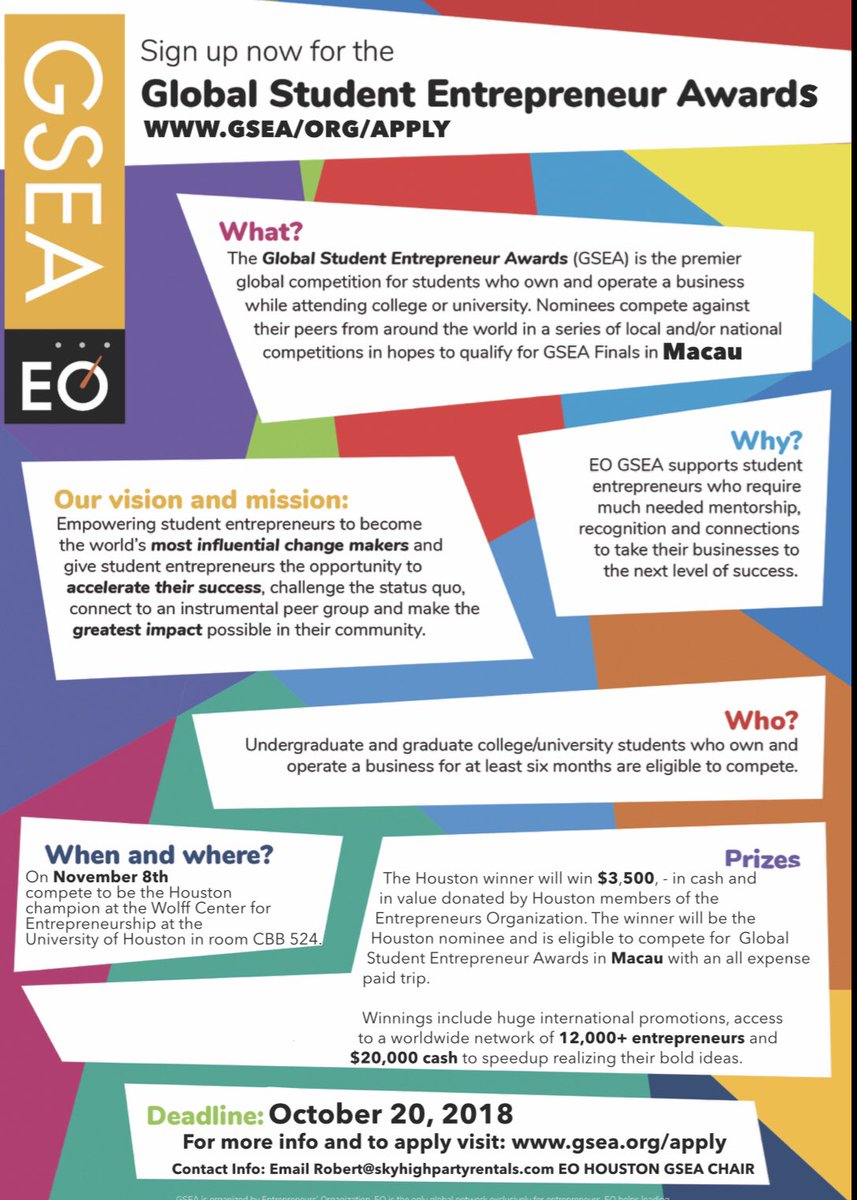Saulé Designs pitching a bra product startup at the 2018 Bayou Startup Showcase! Expand your international reach by applying to the EO Houston Global Student Entrepreneur Awards Competition GSEA.org/apply #BSS18 <a href="/RiceOwlSpark/">OwlSpark | Rice Alliance</a> <a href="/UHREDLabs/">RED Labs</a>