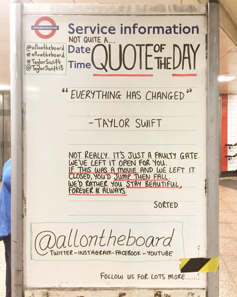 All On The Board On Twitter Not Quite A Quote Of The Day