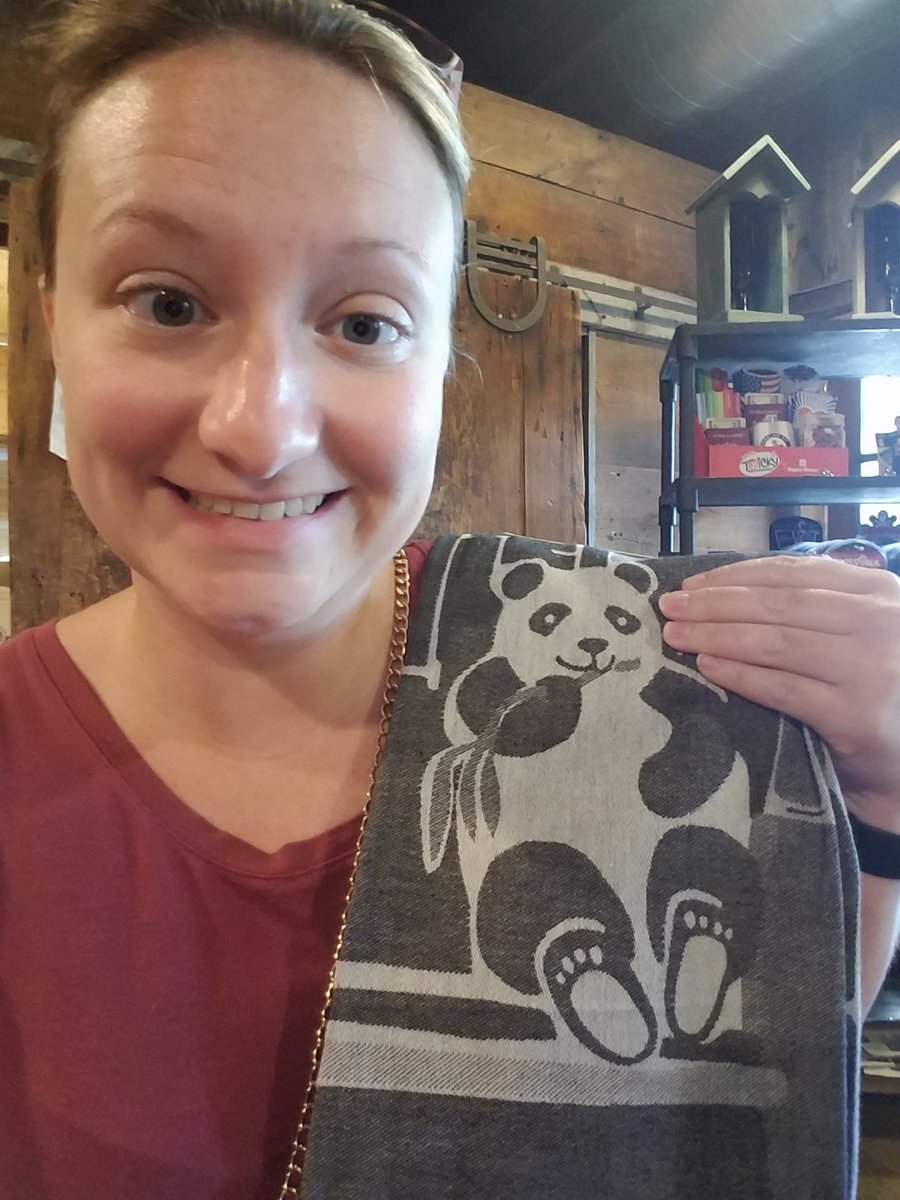 Panda selfie. Finger lakes, NY.@kendrafisher82 #pandaselfie #pandasrock #pandasummerbingo