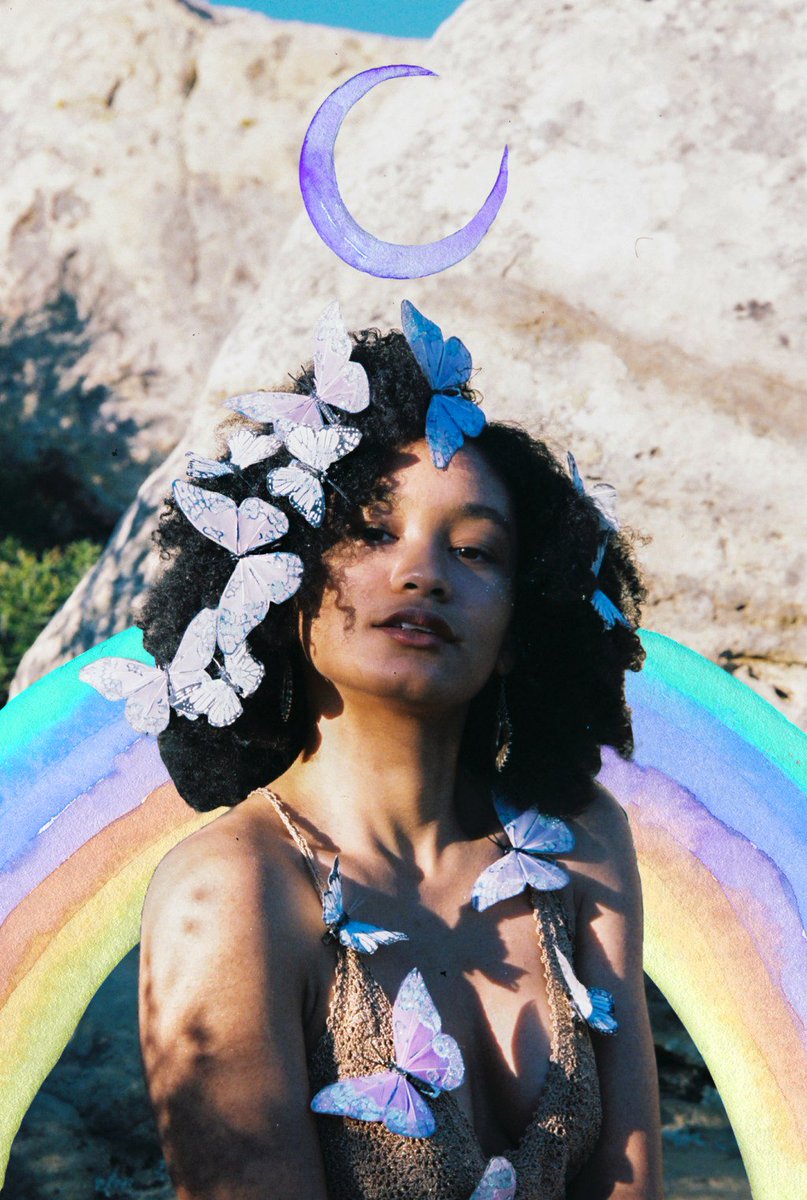Butterfly magic in new Wild &amp; Free Jewelry arrivals with model Myah Rayne. wildandfreeblog.com/2018/08/02/mya…