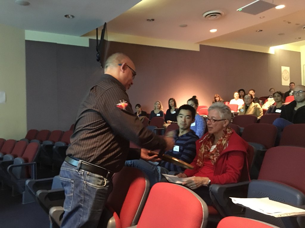 LindaSoars's tweet photo. A day of learning sharing and creating new ways of working with OACCP #msklbvc @nswaci @RehabRobyn @AntheaTemple welcoming people with Diversity messages thanks Michael West and @SEastSydHealth https://t.co/i0AiDR3otg