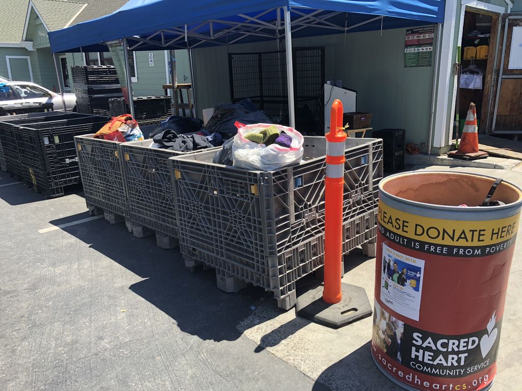 sterlingpr's tweet photo. We are proud to have filled up another bin of school supplies for @sacredheartcs' #packaback. They are still in need of backpacks and $20 gift cards for shoes from large retailers. The donation station is open until 5 p.m. today & until 4 p.m. tomorrow. https://t.co/EpCAjO2DC5 https://t.co/rKHqQtWGpY