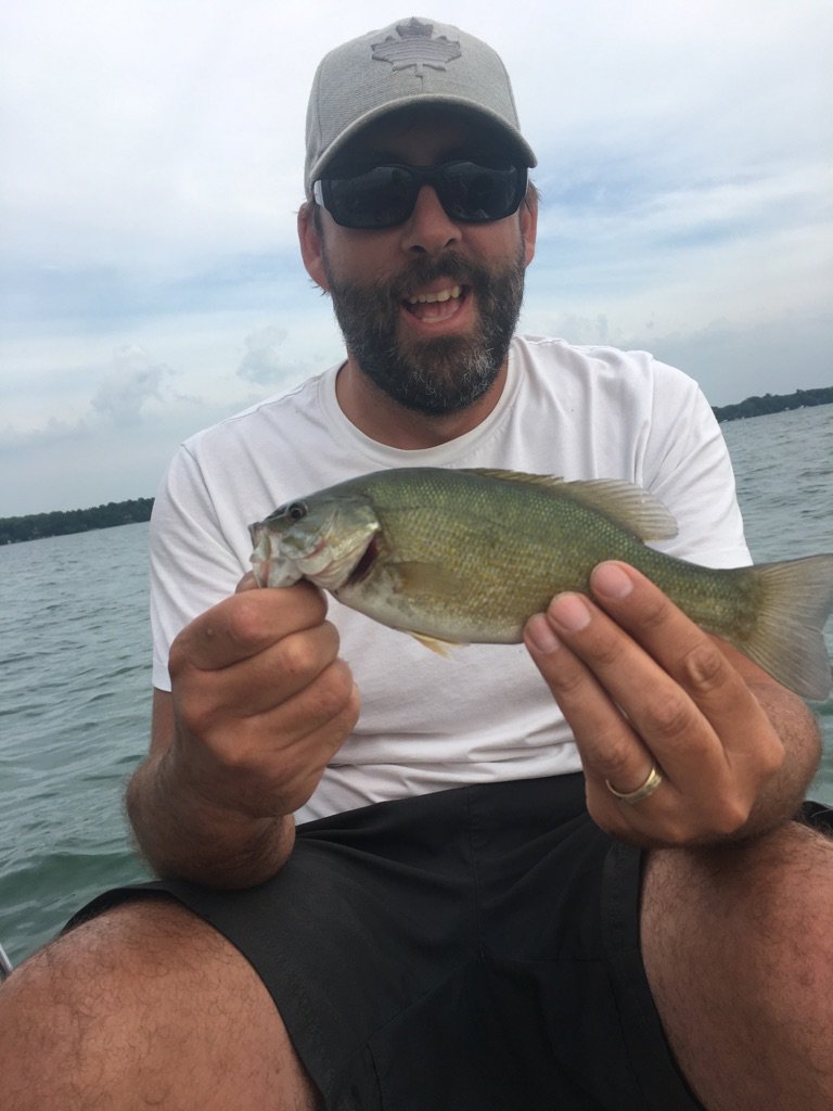 DJMcGold's tweet photo. Caught a "small"mouth tonight :) #LakeSimcoeLife https://t.co/TgpAKBxOHX