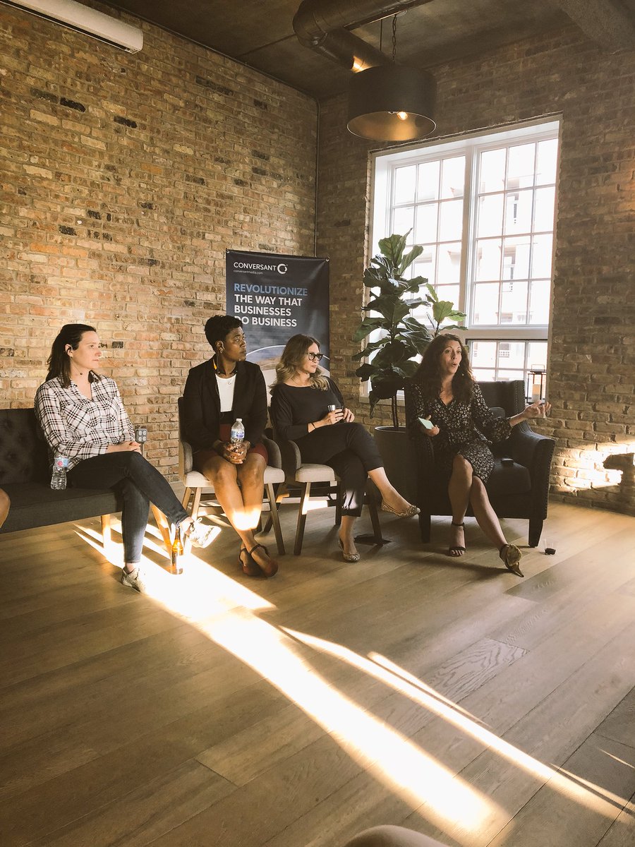 conversant's tweet photo. โWhat story do you want to tell?โ Consider this when building your personal brand. #ChicagoWomenTech #WomenInTech https://t.co/sMZz4R3vqq