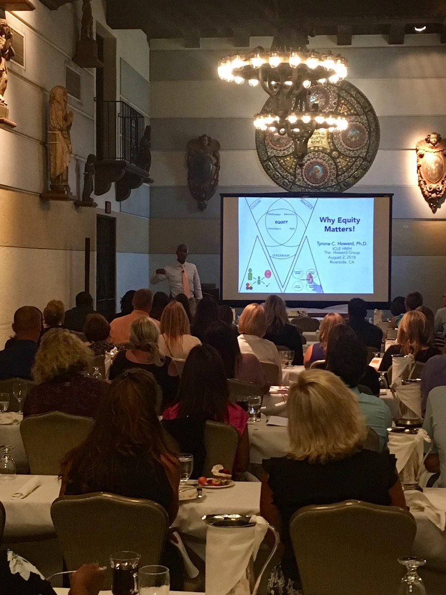 2Teach_2Love's tweet photo. Amazing HMH luncheon with Dr. Tyrone Howard @TyroneCHoward and 50 educational leaders on Access and Equity! Dr. Howard challenged us to be "unequivocally bold in serving our most vulnerable students". #casuccess #equity #HMH #EducationForAll https://t.co/kqnV4Nk0Ua