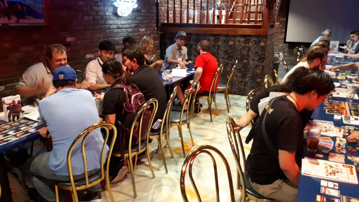 IGA's inaugural Publisher Speed Dating event at The Slippery Noodle #gencon <a href="/IndieGameAllies/">Indie Game Alliance</a>