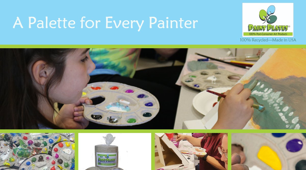 PaintPlates's tweet photo. @PWATstpete Congratulations on your anniversary! Check out these new paint palettes. Great for saving time on clean up.  Visit https://t.co/XfrAlUUiVr and see for yourself. Cheers! https://t.co/rxf1S00S15