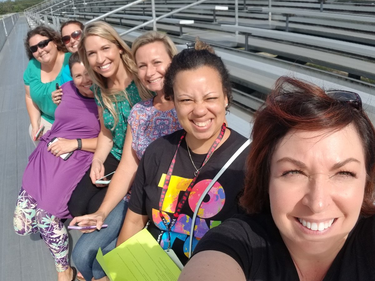 3rd grade sitting on a bench as part of our preplanning cell phone photo scavenger hunt. So much fun!  <a href="/ElemBoyette/">Boyette Springs Elem</a> <a href="/NataliRados/">Natali Rados</a> <a href="/MrsMRusso/">Megan Russo</a> <a href="/schreckie1/">Christine Schreck</a>