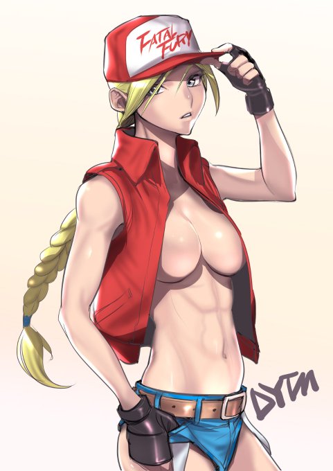 おはよーございまーす♪

今朝の落書きはSNKヒロインズで女体化したと聞いて
テリーボガード姐さんを描いてみましたー♪
暑いけど頑張っていきまっしょいー!
#テリーボガード
#SNKヒロインズ 