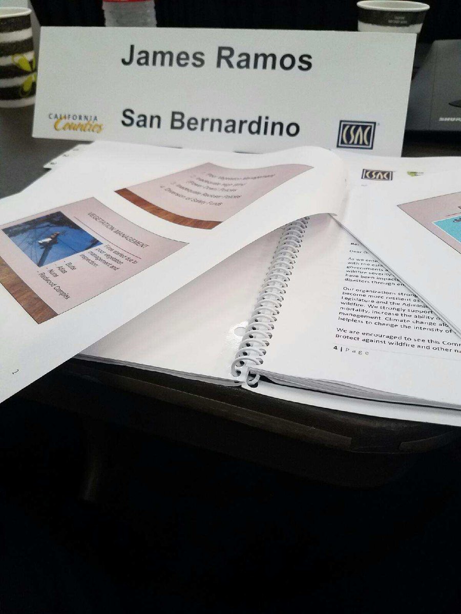 Attending the California State Association of Counties Executive Committee meeting in Sacramento.  Proudly serving the residents of San Bernardino County.