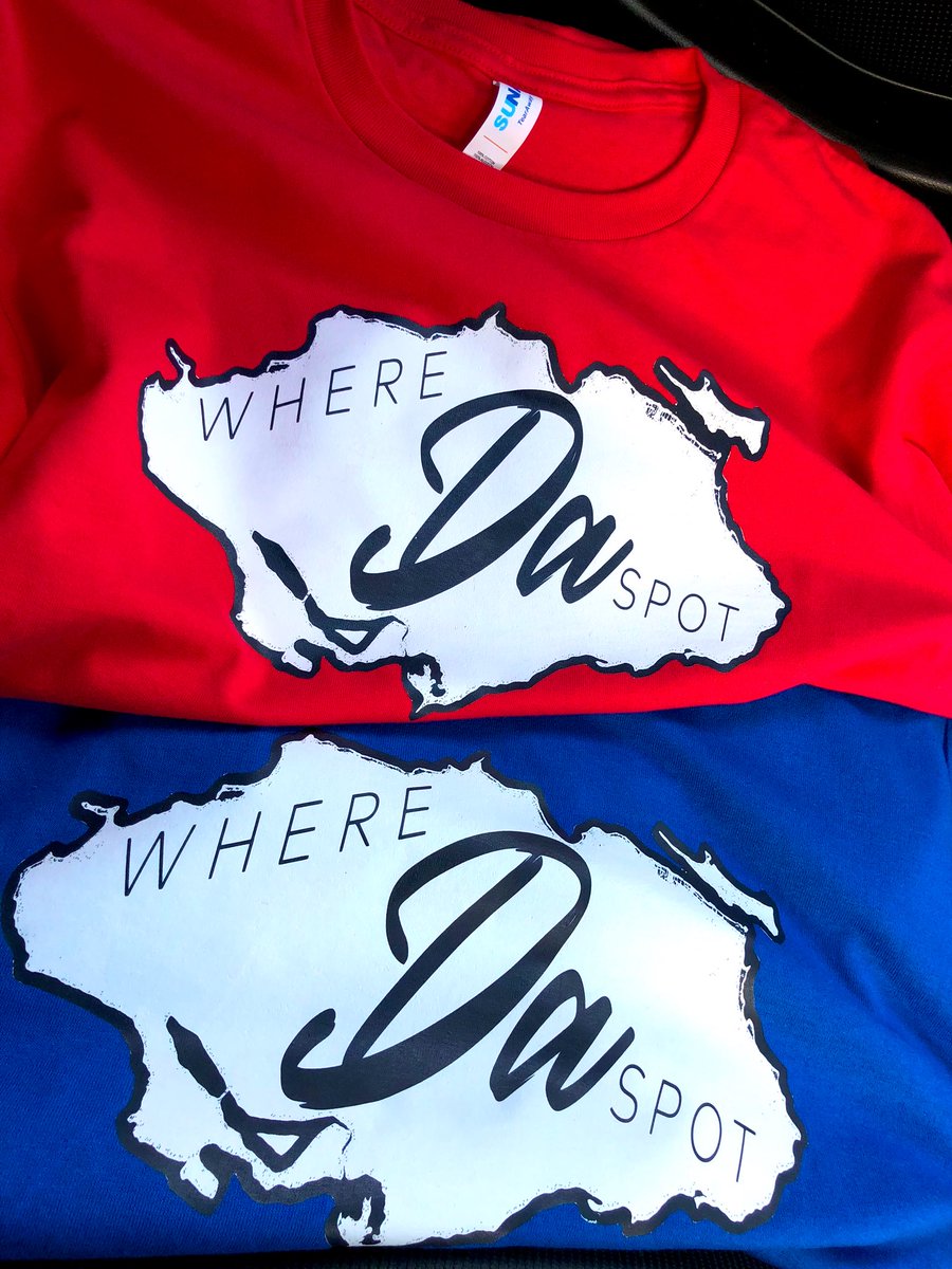 WhereDaSpot's tweet photo. Where Da Spot shirts are on sale at absolutely no profit to us! Dm for any inquiries or purchase requests! 👕 #wheredaspot https://t.co/8FEMkeYQZS