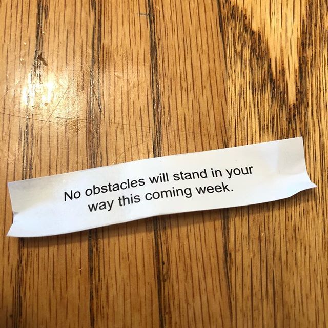 bwcorbett's tweet photo. Not a bad fortune. #fortunecookie #actualfortune https://t.co/sH1mlx7Ayn https://t.co/ZQJ4yiz9Ou