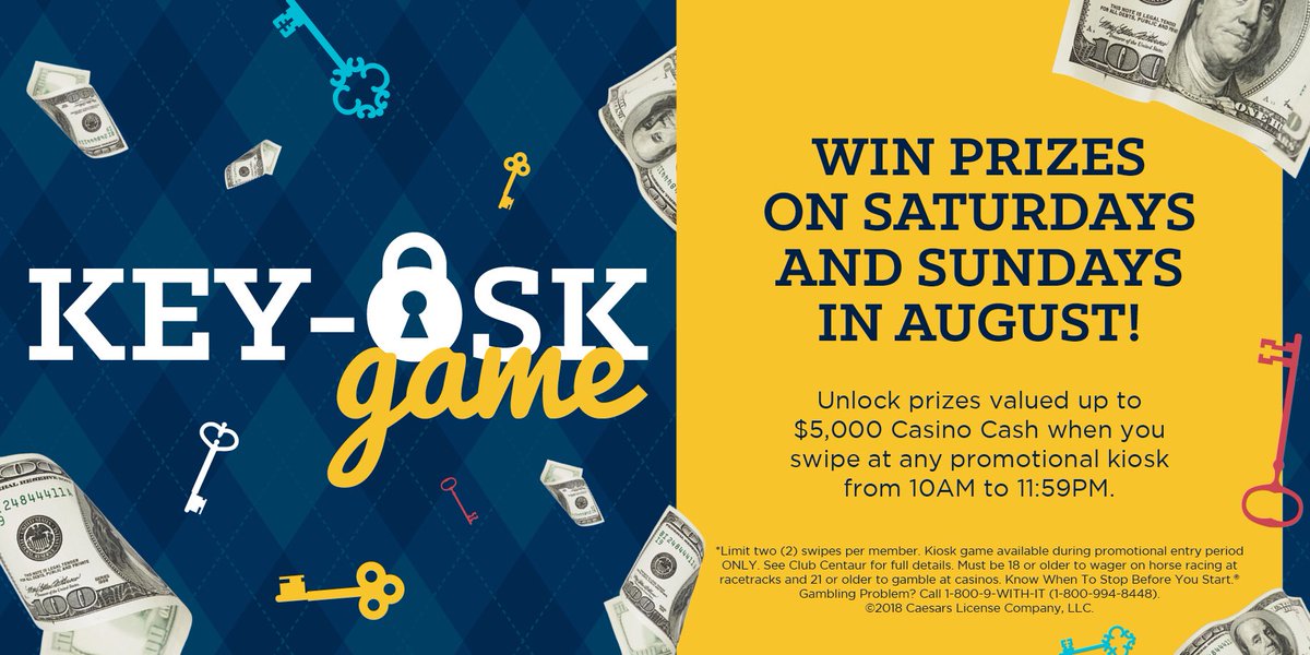 HorseshoeIndy's tweet photo. Unlock PRIZES valued up to $5,000 EVERY Sat/Sun in August! #KeytoWinning #CasinoLife https://t.co/KfCduHwT4j