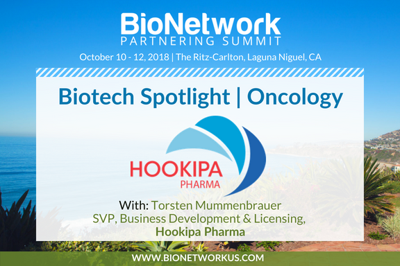 HookipaPharma's tweet photo. Torsten Mummenbrauer, Senior Vice President #businessdevelopment & Licensing @HookipaPharma will be presenting at #BioNetwork #Partnering Summit this October! To learn more, download the updated agenda: https://t.co/lPCkVvf4bL @BioNetwork #biotech #pharma https://t.co/p97A3vMwSl