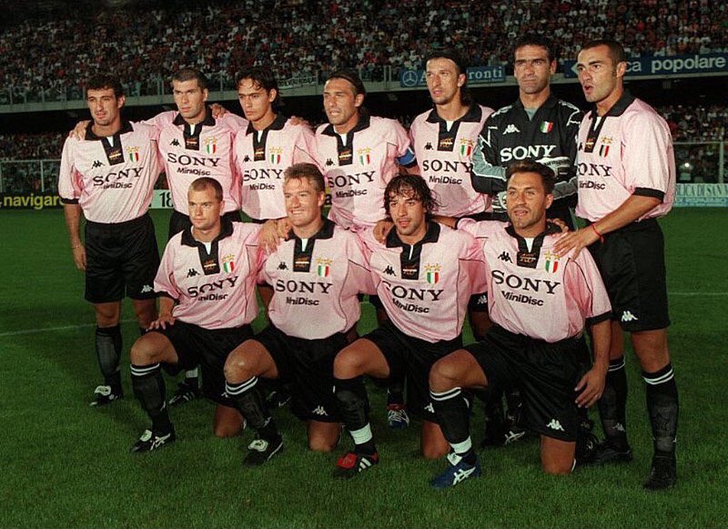 juventus centenary pink jersey