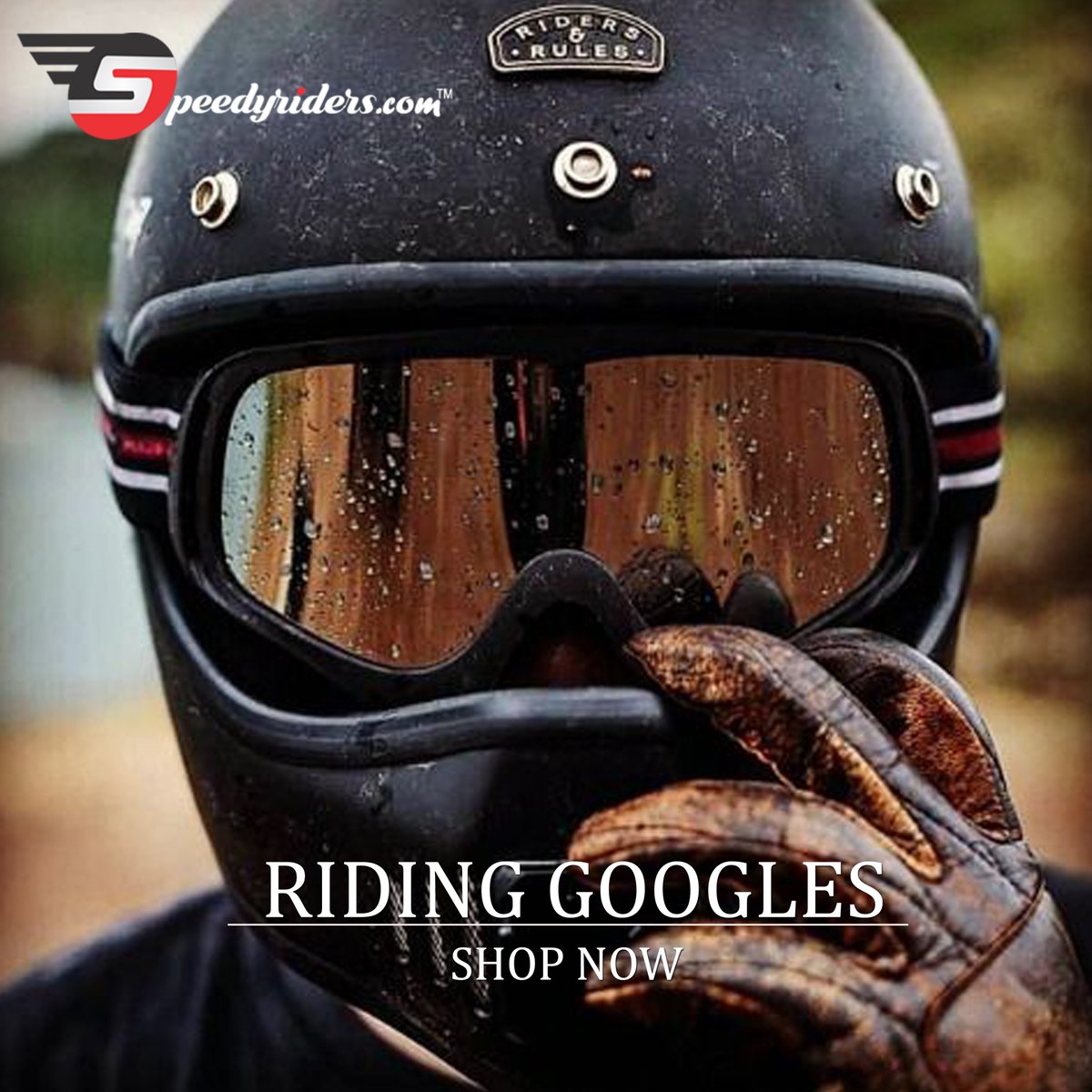 Keep Calm and Put your Goggles On.
Shop Now-bit.ly/2vf43il
#Rider #Riding #BikeLagguards #Royalenfield #BikeAccessories #RoyalenfieldAccessories #BikeGloves #Gloves #RidingGoggles