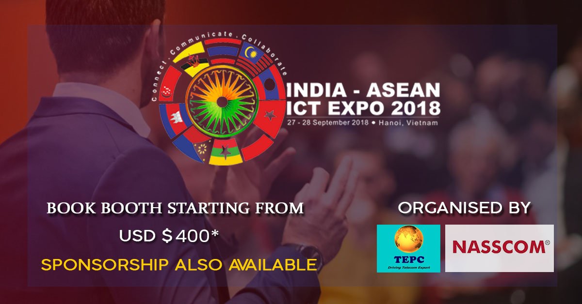 IndiaAseanICT's tweet photo. India ASEAN ICT welcomes to Sponsors and Exhibitors in the biggest event in Vietnam. Gain exposure to your organizations and increase your presence to maximize results!!! 
#Exhibitors #sponsors #IndiaAseanIctExpo2018 #Technology #EventinVietnam #Vietnam https://t.co/GQccPfLisB