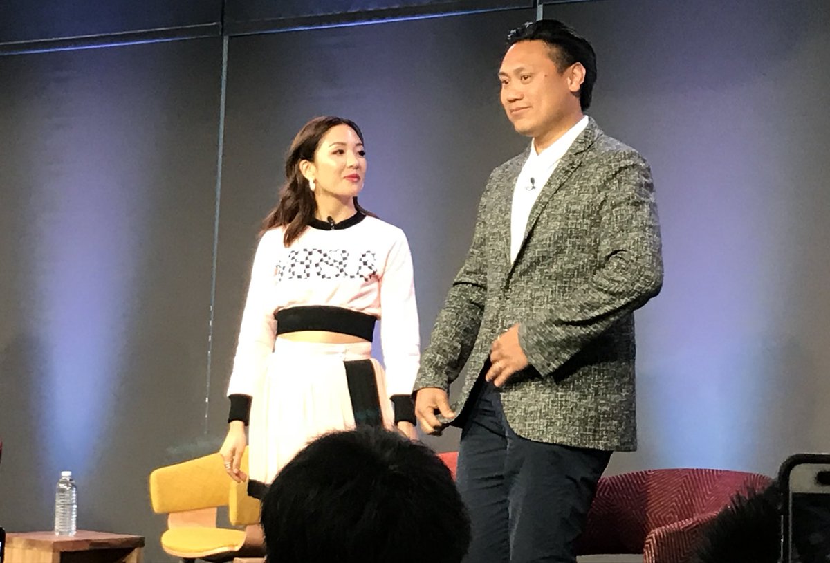rubymiumiu's tweet photo. I’ve watched @ConstanceWu in #FreshOffTheBoat &amp; other online interviews sharing her career journey and wisdom. Since then she has been my idol. What a memorable moment to watch her in a live Q&amp;A to experience her grace, authenticity, and adorable sense of humor! #CrazyRichAsians https://t.co/aACE0AJdoQ