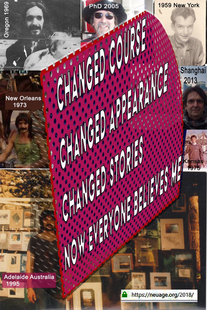 neuage's tweet photo. "Changed course"
https://t.co/wxeenveklr
Text-Design: Terrell Neuage 2018
30-years as a street artist (1968-1998)
#ChangedAppearance #ChangedCourse, #ChangedStories #AustralianPoetry #ThoughtsInPatterns, #DigitalTextuality #EveryoneBelievesMe #StreetArtist https://t.co/vfnnbruEEo
