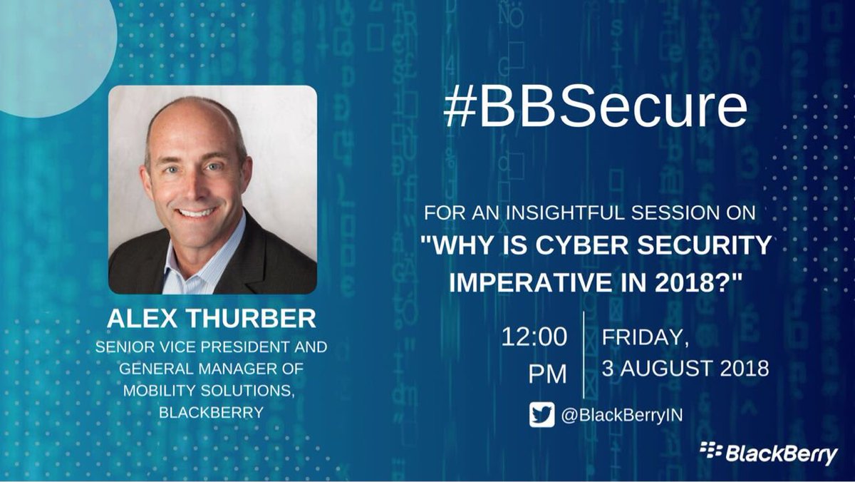 samriddhi21's tweet image. Got any questions about the need of cybersecurity?  @BlackBerryIN have the answers. #BBSecure