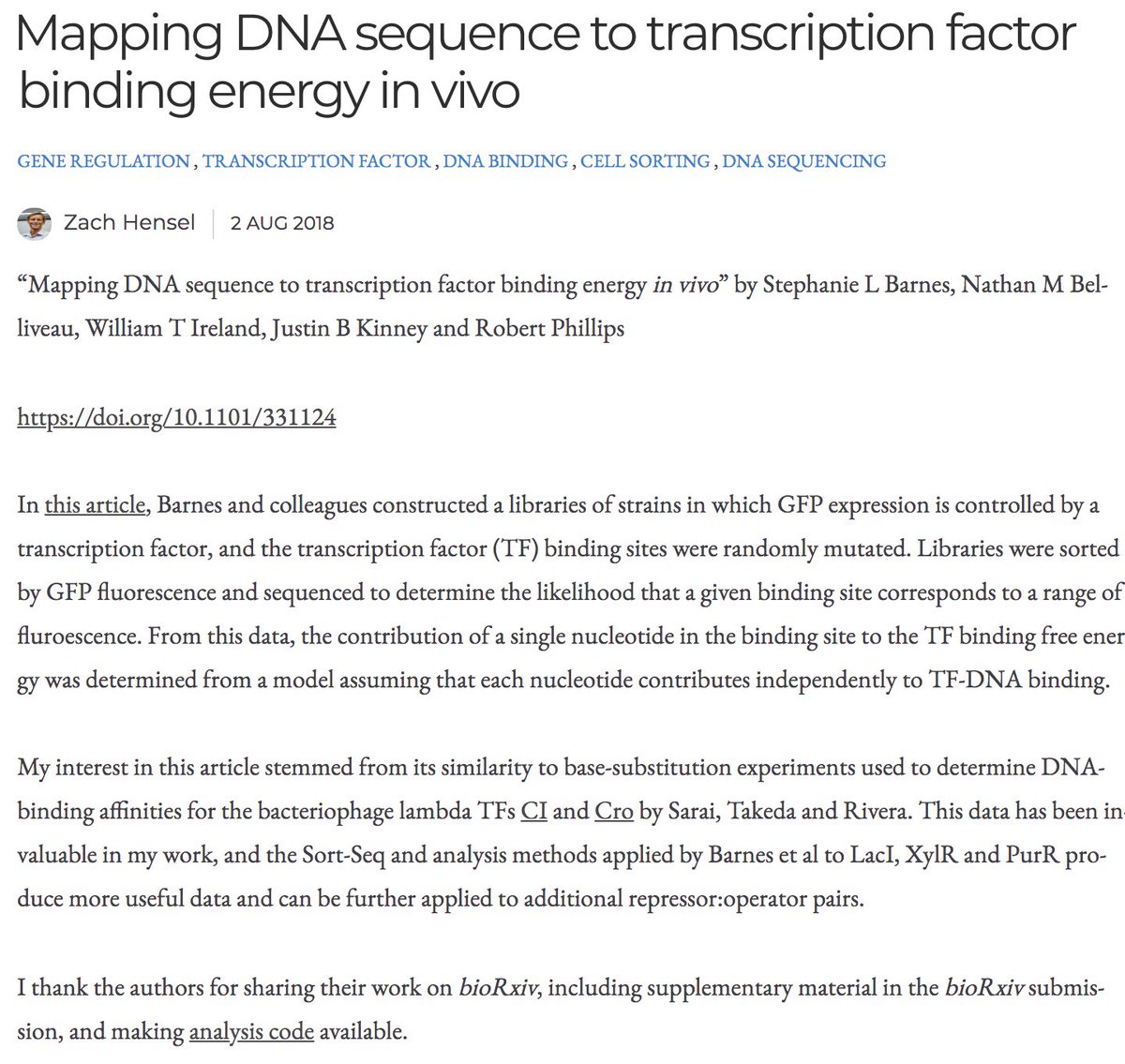 New #biOverlay: bioverlay.org/post/2018-07-m…

AE: @alchemytoday
Reviewers: @sjb015 and Anon 

Preprint: biorxiv.org/content/early/…