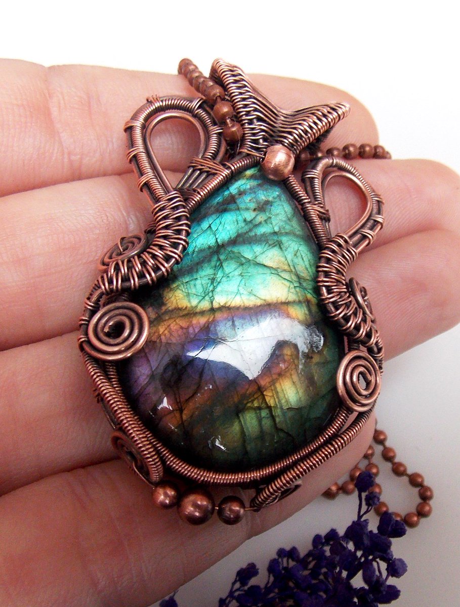 m_w_jewelry's tweet photo. #beautiful #green #blue and #purple #labradorite #wirewrapped in aged #copper in my #etsyshop now!😃 https://t.co/B2B1xgqHT0 💜
#wirewrap #wirewrappedjewelry #wireweaved #wireweaving #bohojewelry #handmadejewelry #copperjewelry #crystalhealing #gemstonejewelry #magical #amulet https://t.co/yPatTs42jO