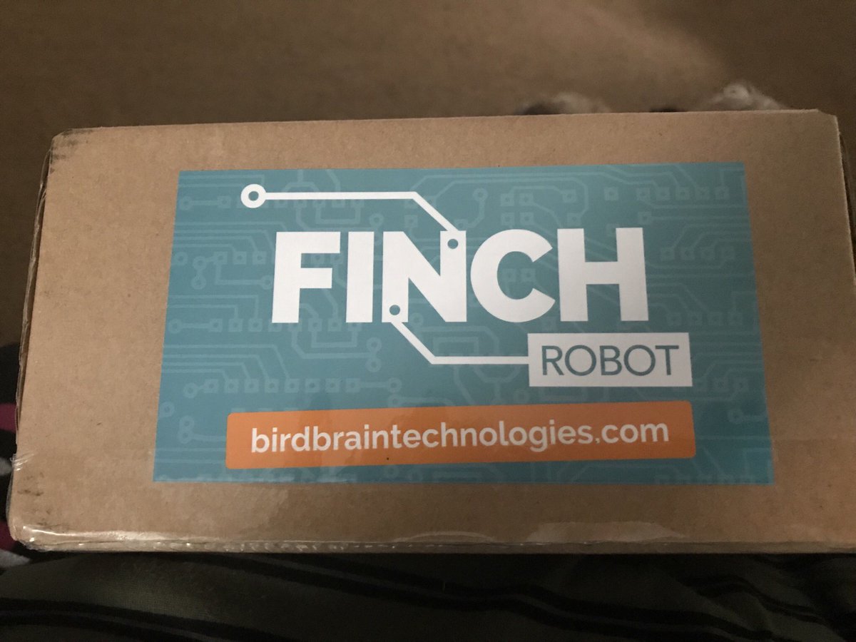 jenthorp2000's tweet photo. Got my new Finch today can’t wait to play a bit before I start sharing with the teachers in our district.  Hopefully we will have a full flock soon. #learnbyplayingplayingwhilelearning #birdbraintechnology https://t.co/nyo9L3NWCM