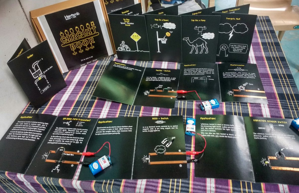yadavat's tweet photo. Makerlab's first innovative product is out - Circuit Book - Introduce yourself to world of electronics!!!
#madeinindia,#STEM,#electronics,#herambmakerlab https://t.co/dNDOs8wHYT
