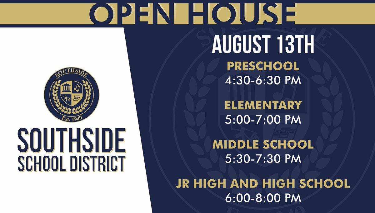 Ready to see our kiddos at Open House! 💛💙💛💙