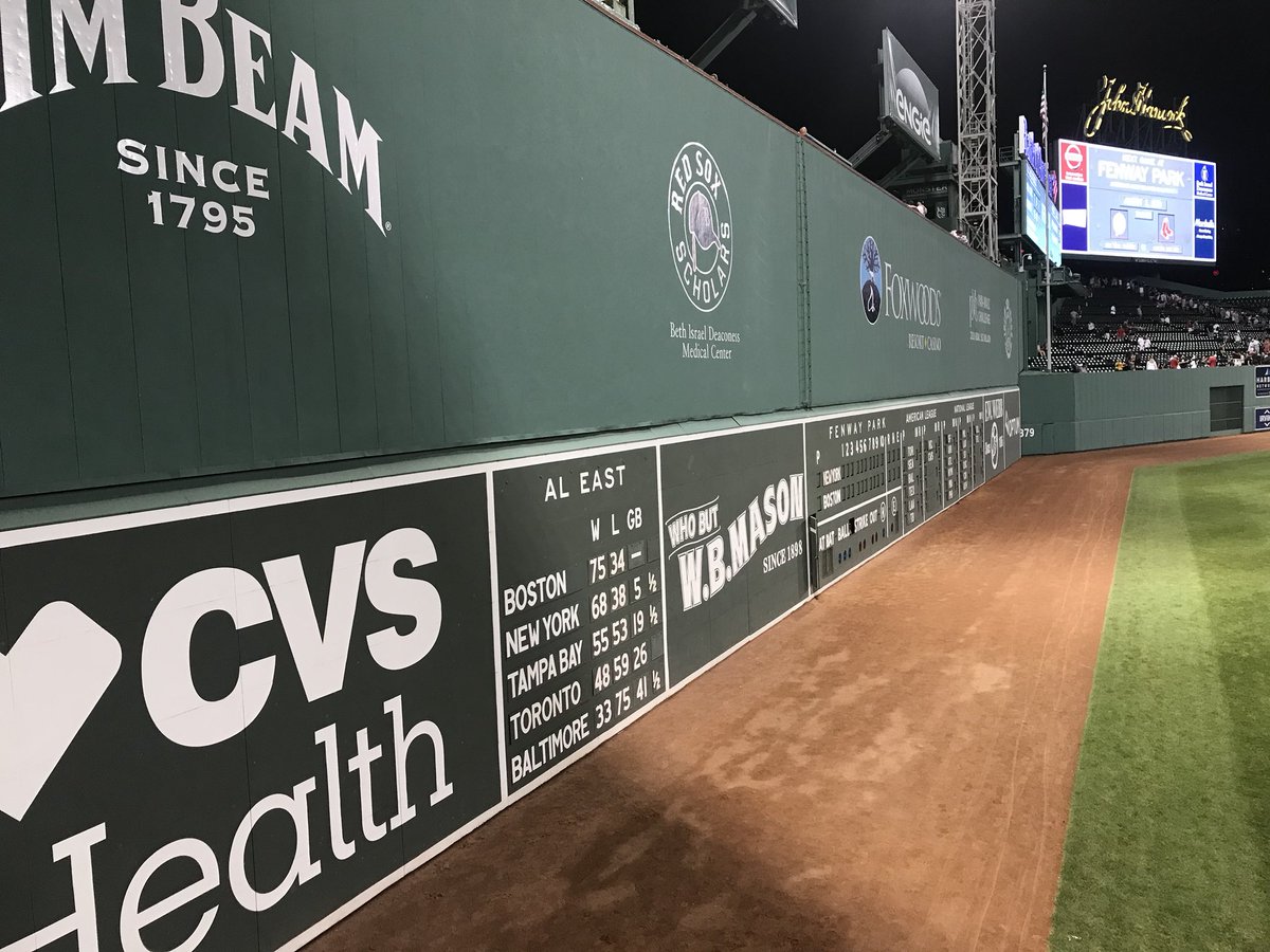 That’s a wrap here at Fenway Red Sox beat the Yankees 15-7. Back here next month for a meeting with the defending champion Astros!!