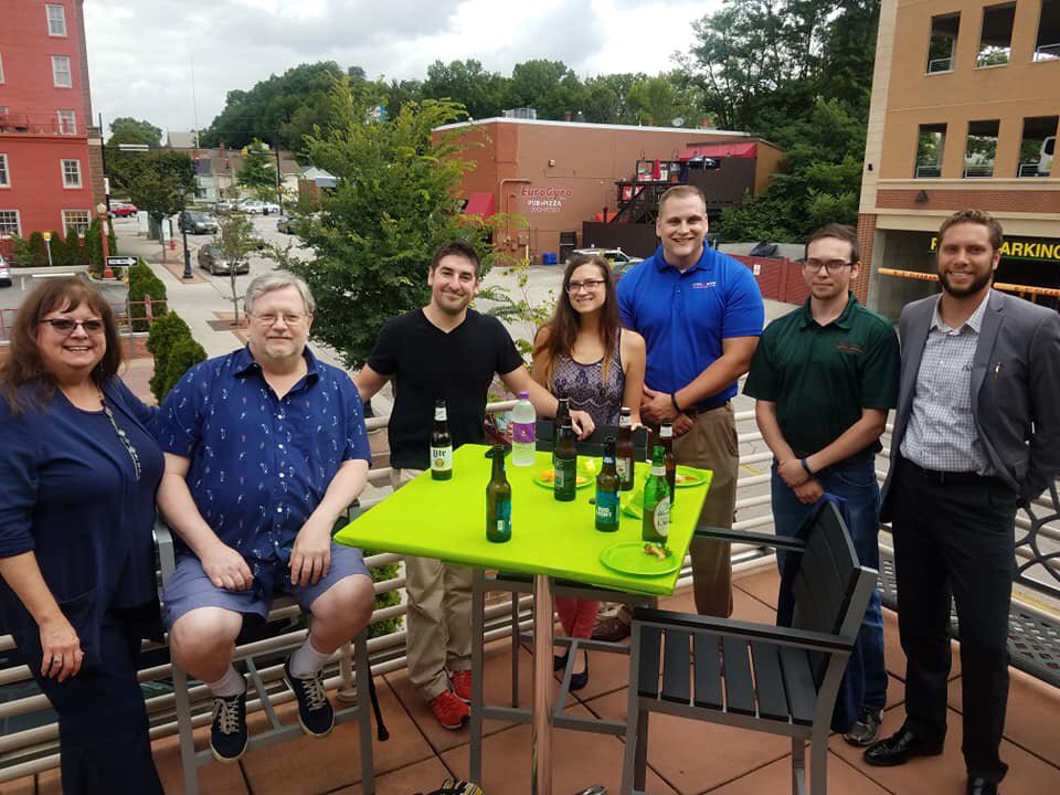 Kent_Jaycees's tweet photo. We enjoyed a great networking event at Party on the Patio at Metis Construction Services this week. The event was a collaboration between the @KentAreaChamber, @Leadership_PC &amp; Aurora, Mantua-Shalersville, Ravenna, Rootstown &amp; Streetsboro Chambers of Commerce. #networking https://t.co/44oqvpoccw