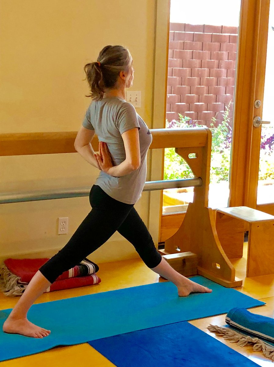 AustinIyengar's tweet photo. Standing pose week! Ground yourself. #PaschimNamaskarasana #ReversePrayerPose #yoga #IyengarYoga #PuneCycle https://t.co/FvBue4gypd