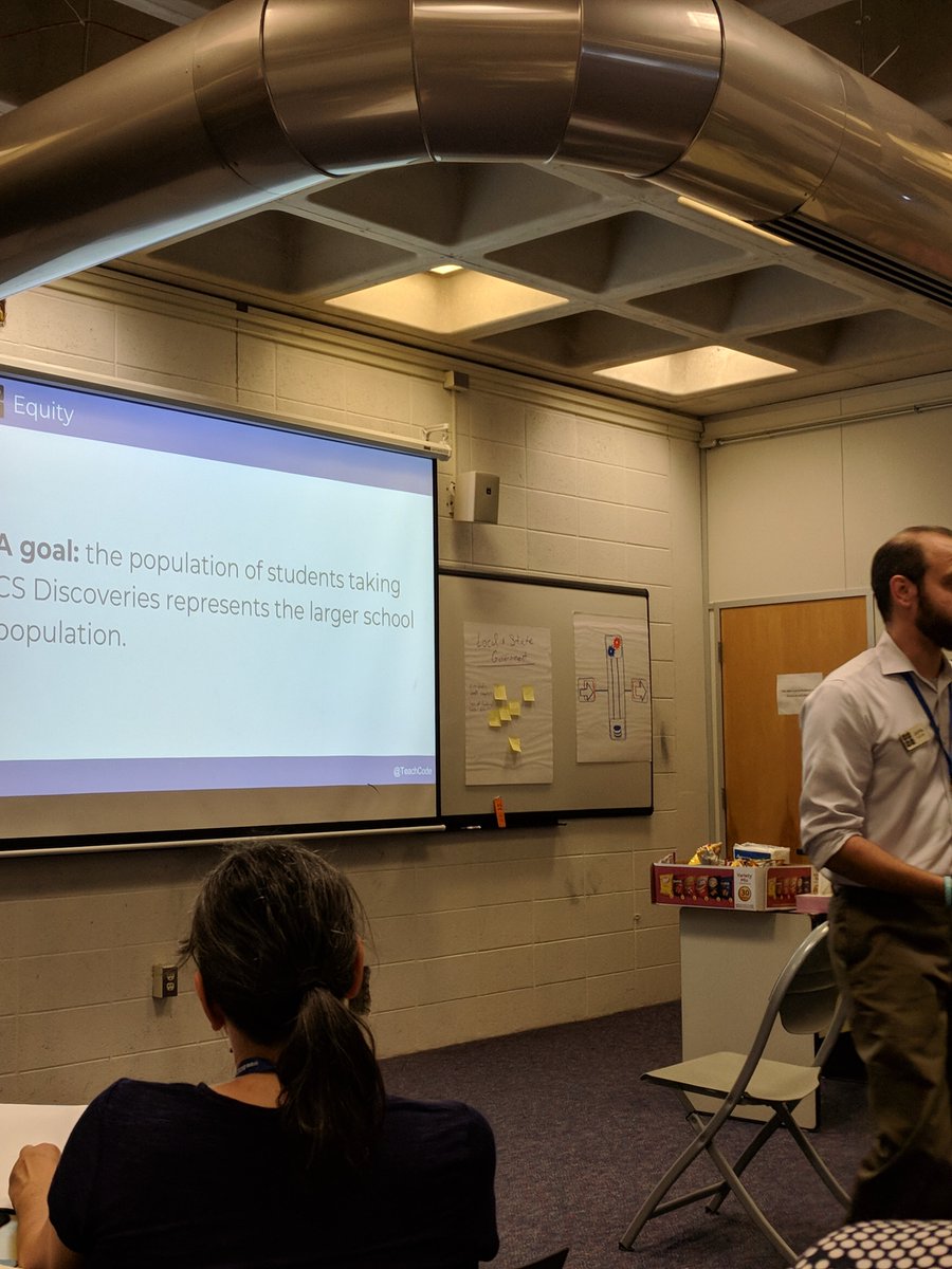 sandramtheobald's tweet photo. Day 4 Take Away "CSDiscoveries": "9 TIPS FOR PROMOTING EQUITY IN YOUR
CS CLASSROOM. https://t.co/k93utoyjJ8 … #CSforMA #MIEEXPERT @codeorg #funroom @cdsbeo https://t.co/cj7SXBFBca